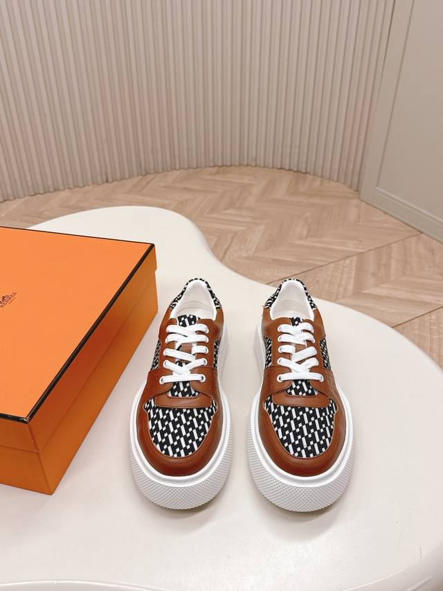 Men's Hermes 2025 new series of casual sports shoes are made with the ultimate