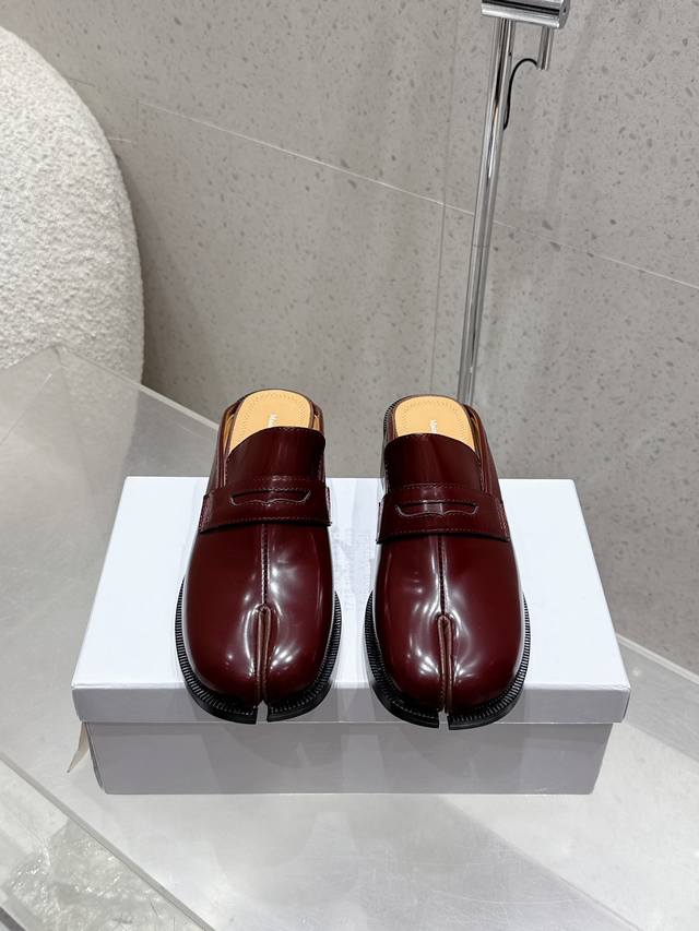 Factory Maisom Margiela Mm6 Margiela classic slippers split toe half slippers Th