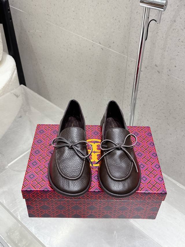 Factory: Tory Burch 25Ss new bow slip-on flat comfortable all-match round-toe l