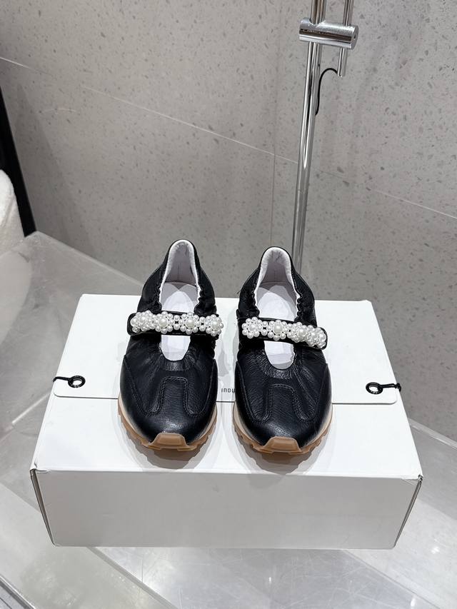 Factory Foot Industry Fashion Brand 25 Latest Retro Pearl Mary Jane Casual Sport