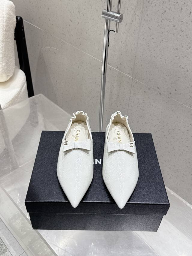 slippers - original development high version - Chanel Chanel C home 2025 bow po
