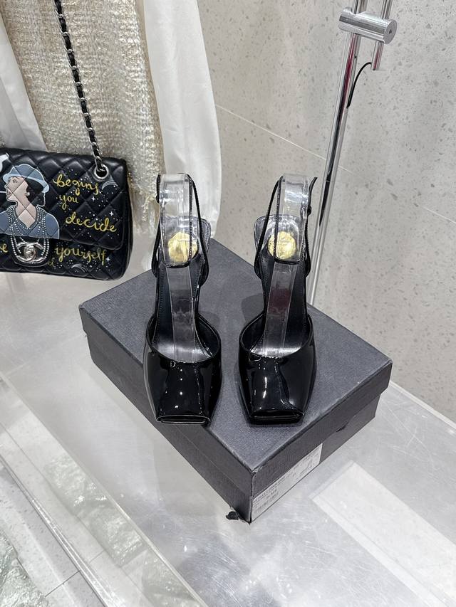 Saint Lauren* Ysl Saint Laurent Yang Shulin new style small high-heeled sandals