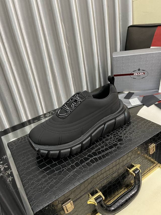 Factory Price Pp: Prada - High-end quality original casual sports shoes - Upper: