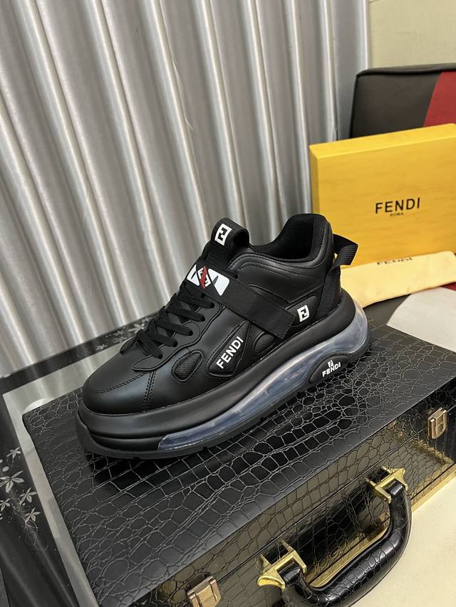 Factory Price: Fendi Classic Comfort Men's Sneakers. These sophisticated sneaker