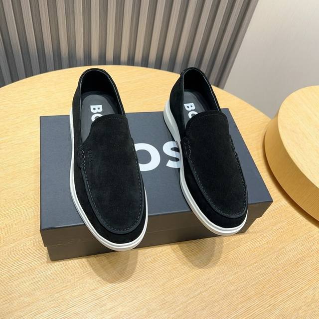 Factory P Boss new men's slip-on shoes from a renowned brand are now available.
