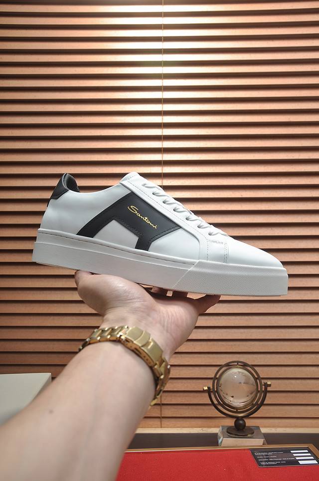 factory price P Santoni European new sports casual shoes counter simultaneous la