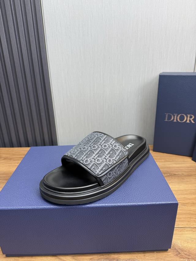 Factory P price Dior. Men's slippers official website 1:1 production 38-45 size