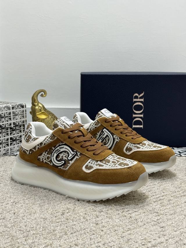 Factory Price (P) - Premium Original - Dior low-top B02 casual sneakers, meticul