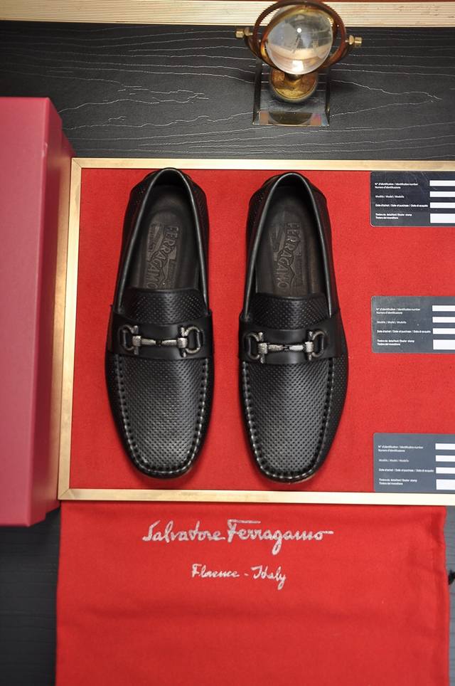 factory price P Ferragamo Ferragamo counter latest model original imported open