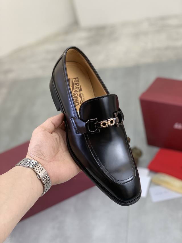 Factory Price P Actual Price Salvatore Ferragamo Men's Latest Casual Business Le