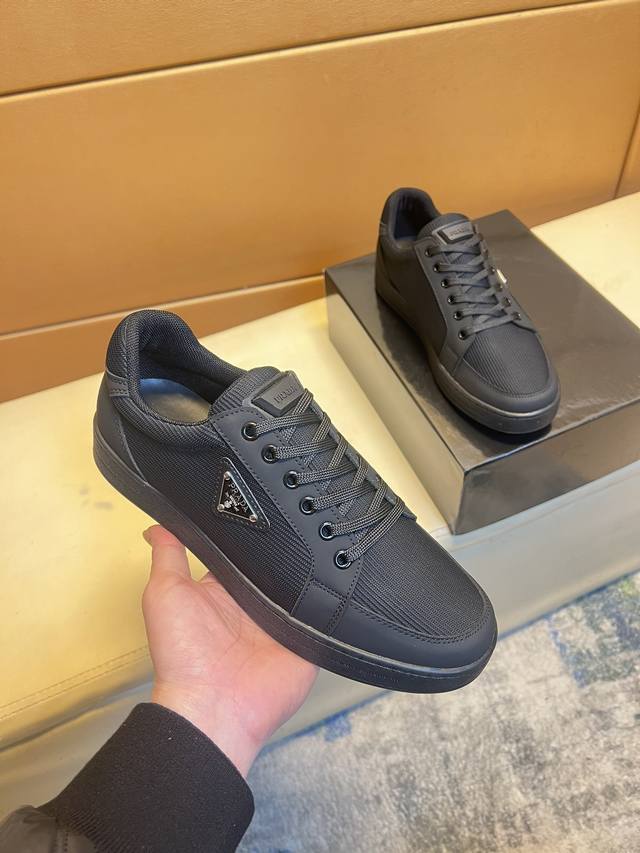 Exclusive Prada Launch ~ Unique Modern Sneakers. Made with genuine Italian leath