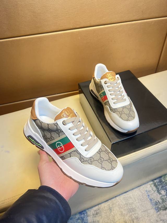 Exclusive first release of Gucci's unique, modern sneakers. Counter purchase for