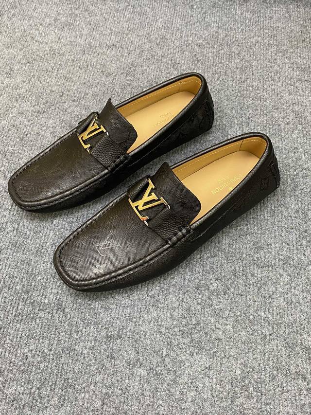 Louis Vuitton's ultimate classic driving loafers! Made from imported cowhide lea