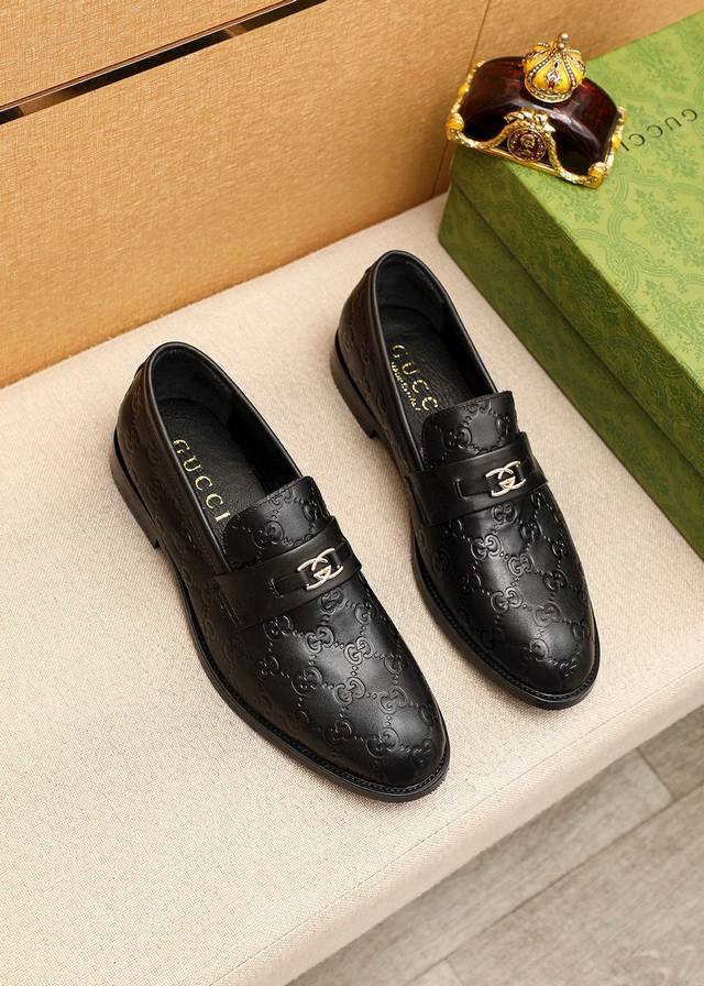 Product Brand: Gucci Gucci casual leather shoes Standard size: 38-44 45.46 Custo