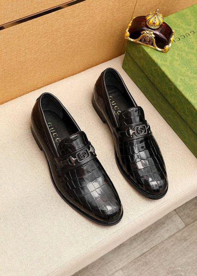 Product Brand: Gucci Gucci Casual Leather Shoes Standard Sizes: 38-44 45.46 Cust