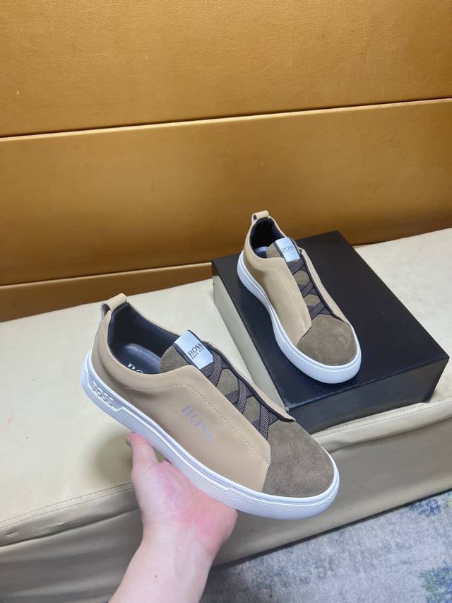 Boss original quality. ~ Unique modern sneakers. A must-have for trendy casual m