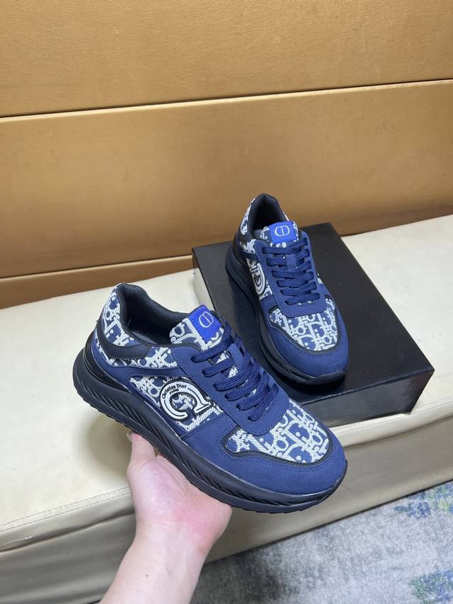 Dior original quality. ~ Unique modern sneakers. A must-have for trendy casual m