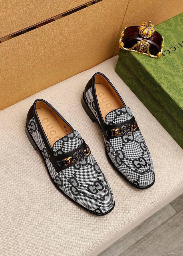 Product Brand: Gucci Gucci casual leather shoes Standard size: 38-44 45.46.47 Cu