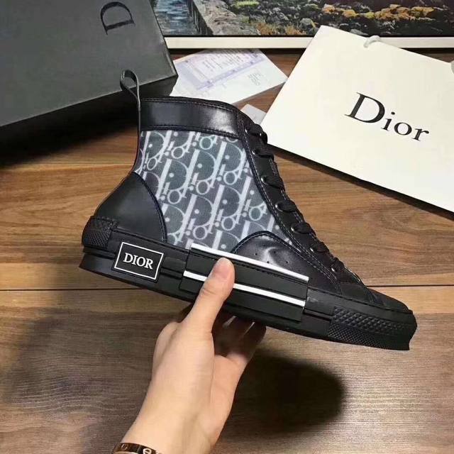 Dior men's and women's premium couple's edition upper: Made from custom-made, or