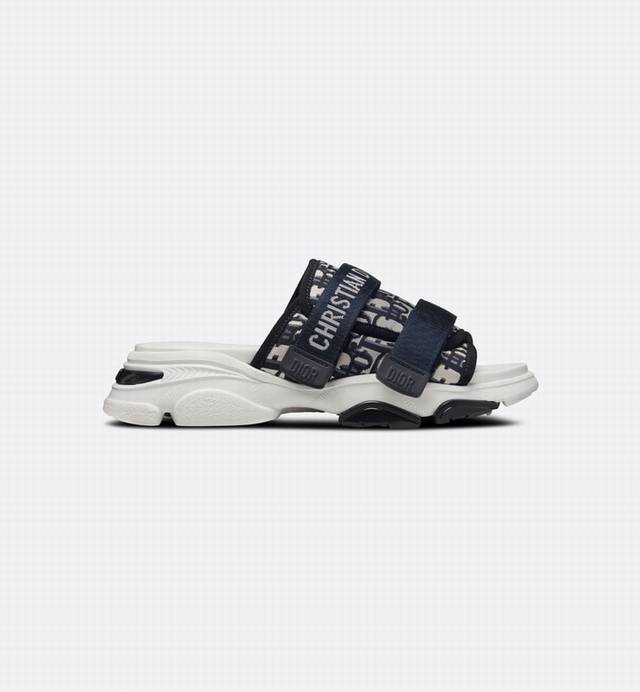 the highest-end version of the popular Dior monogram sandal. These casual shoes