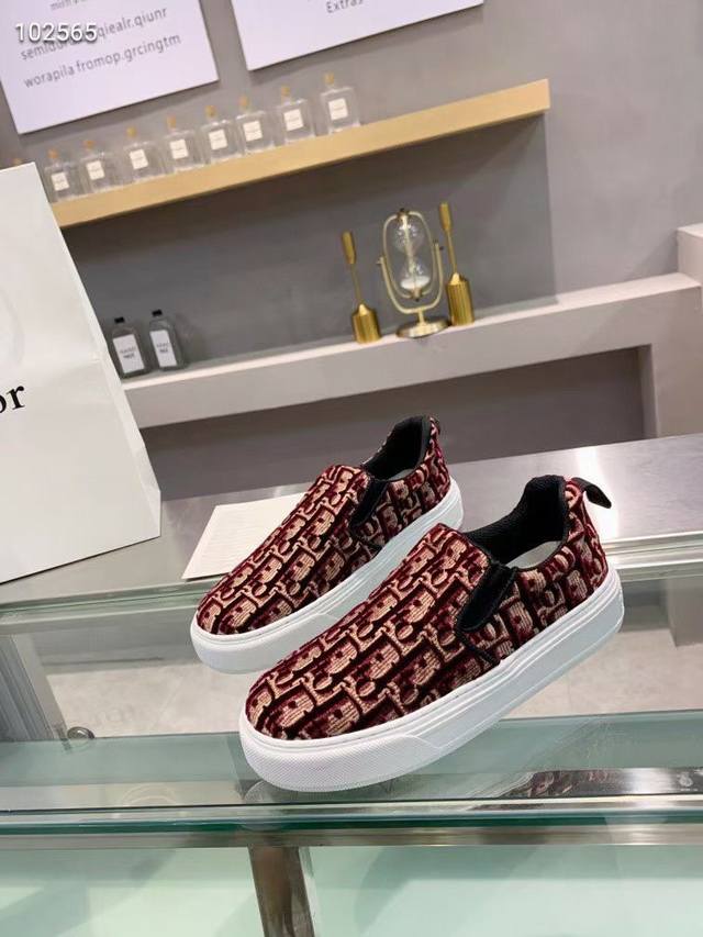 Dior Spring/Summer new monogram slip-on garden shoes, original replica, counter
