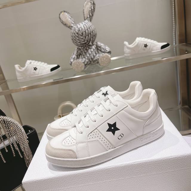 New for spring and summer, these Dio Star sneakers continue the timeless silhoue