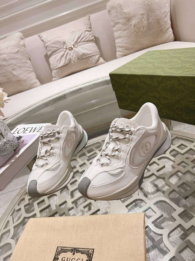 G's latest hit, dad shoes, set the pace for fashion. The new series continues to