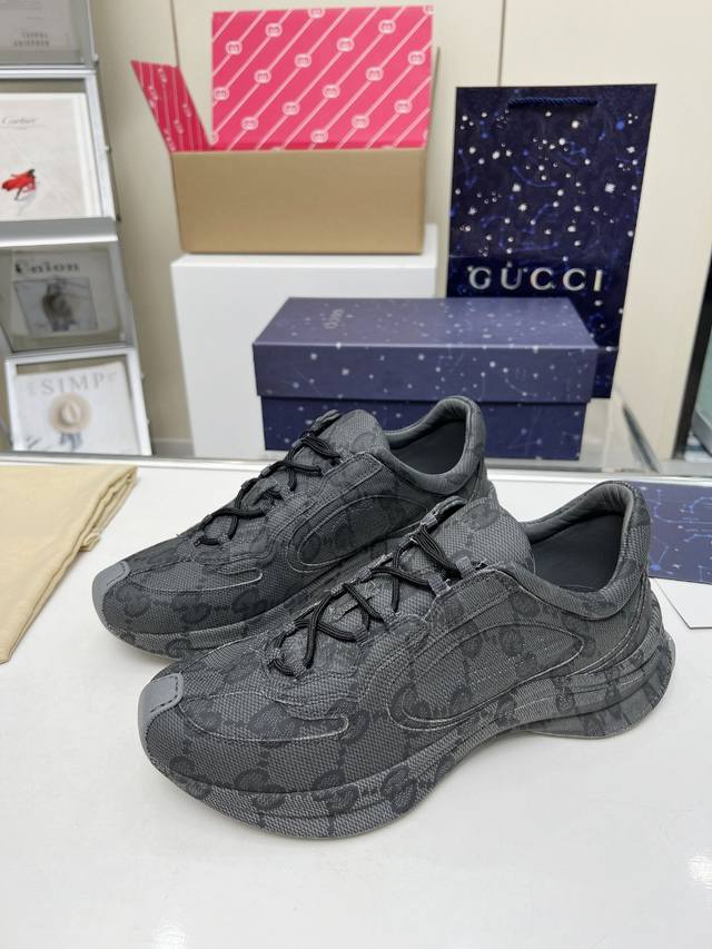 G's latest hit, dad shoes, set the pace for fashion. The new series continues to