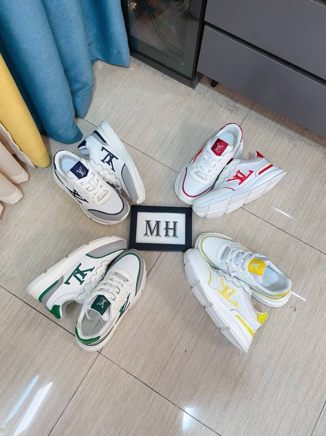 Factory price P Lv Classic high version men's sneakers are shipped. Lightweight
