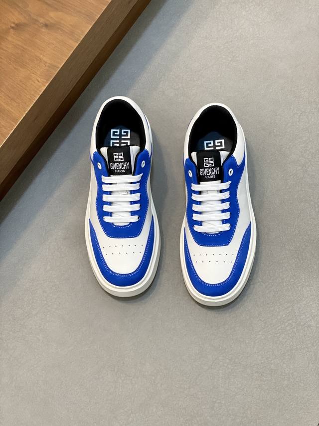 Gv *Y ~ Givenchy's new Giv 1 men's casual sneakers, crafted from high-quality ca