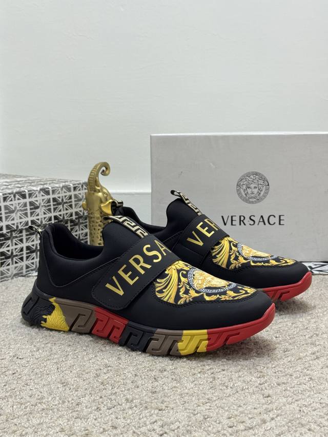 Factory Price Men's Sports Shoes Original Fashion Trends - Versace Versace's lat
