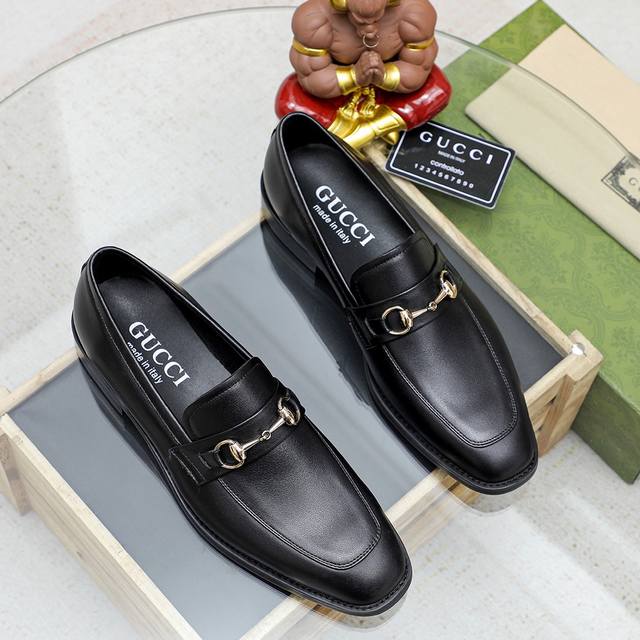 Factory Price Men's Sports Shoes Original Gucci Loafers. Top-tier luxury brand,