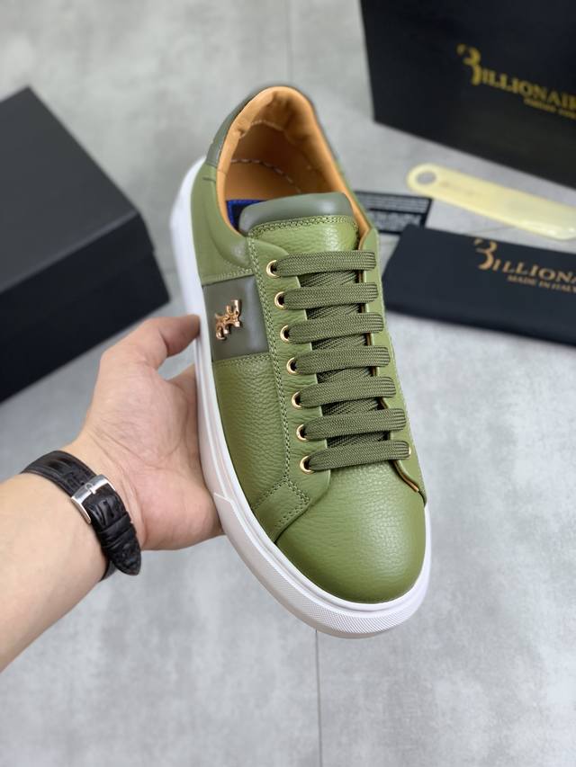 Factory Price Men's Sports Shoes Original Billionaire Men's Business Casual Leat