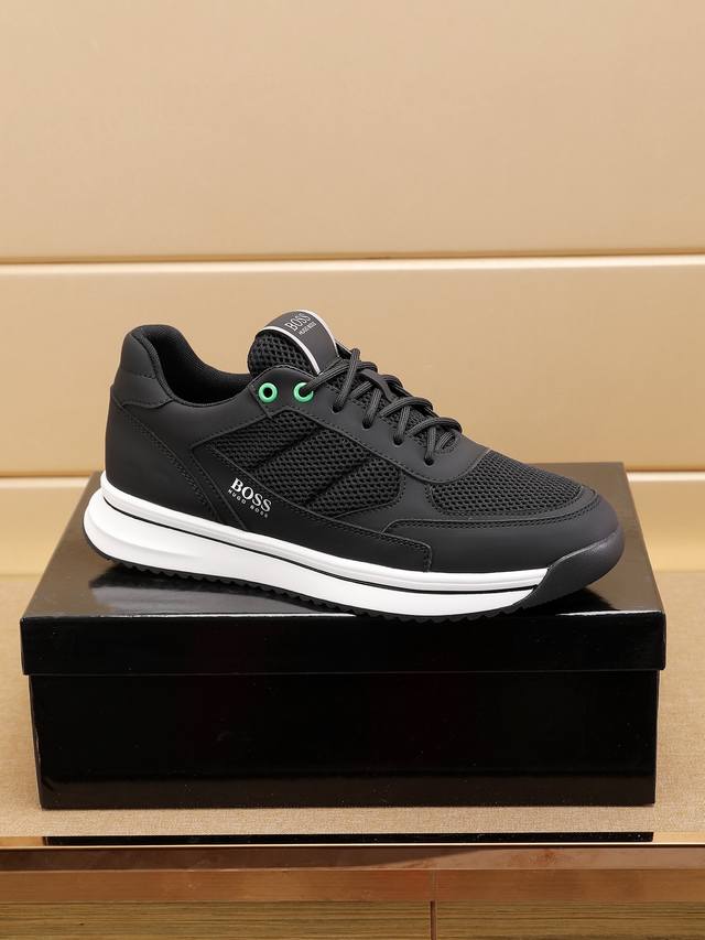 factory price men's sports shoes original 2025 new Boss casual men's shoes sizes