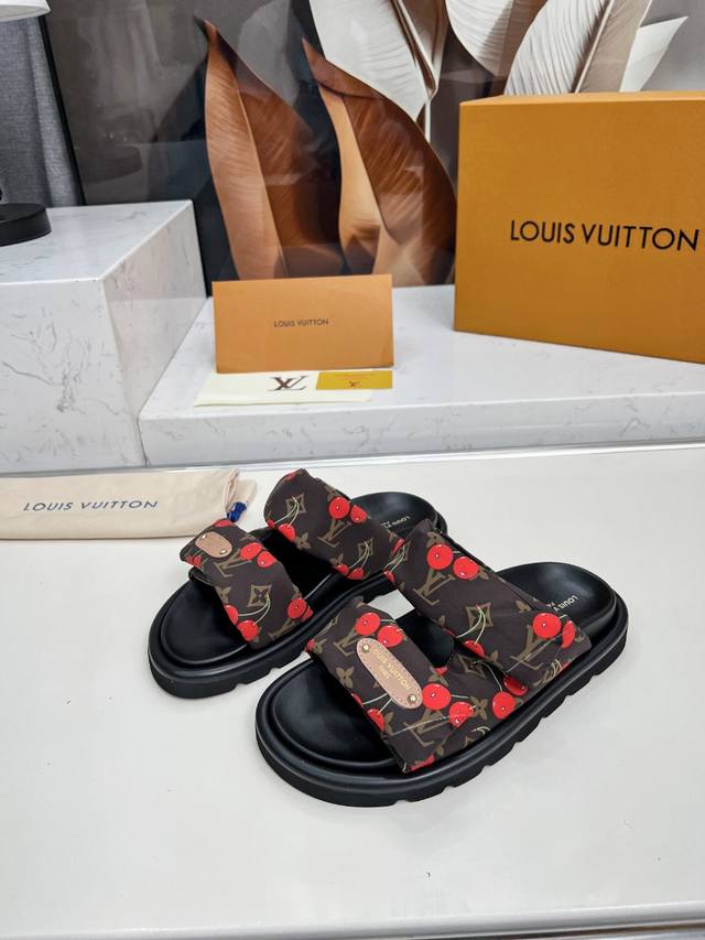 Louis Vuitton 2025 Spring/Summer newest hit Velcro series couple's thick-soled s