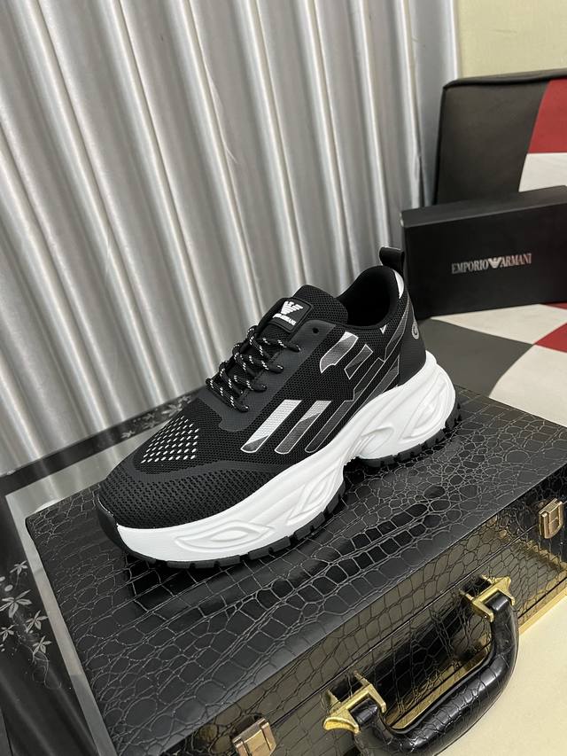 Factory Price: Genuine Armani quality. ~ Unique modern sneakers. A must-have for