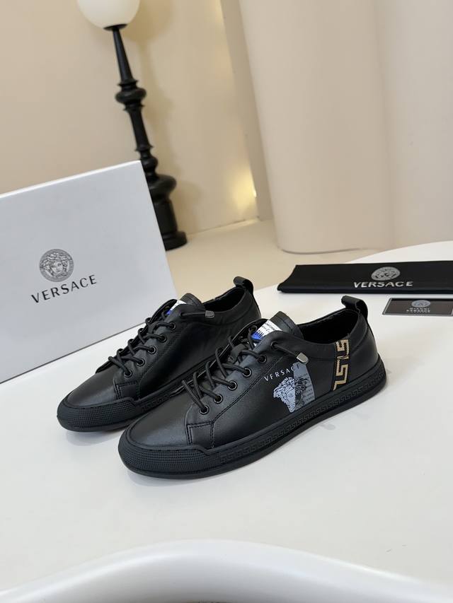 Versace, a world-class brand, offers luxurious, casual, and stylish footwear, of