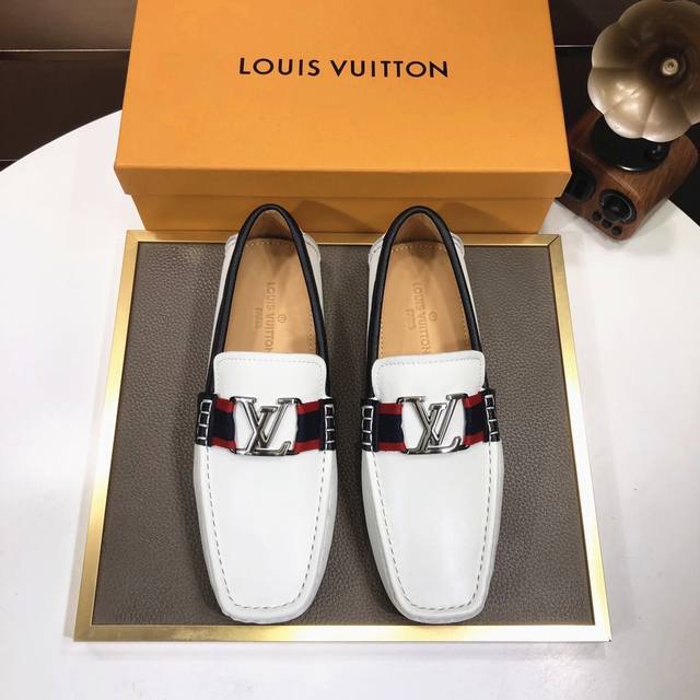 Factory Price LV Loafers with a water-dyed cowhide lining are now available on t