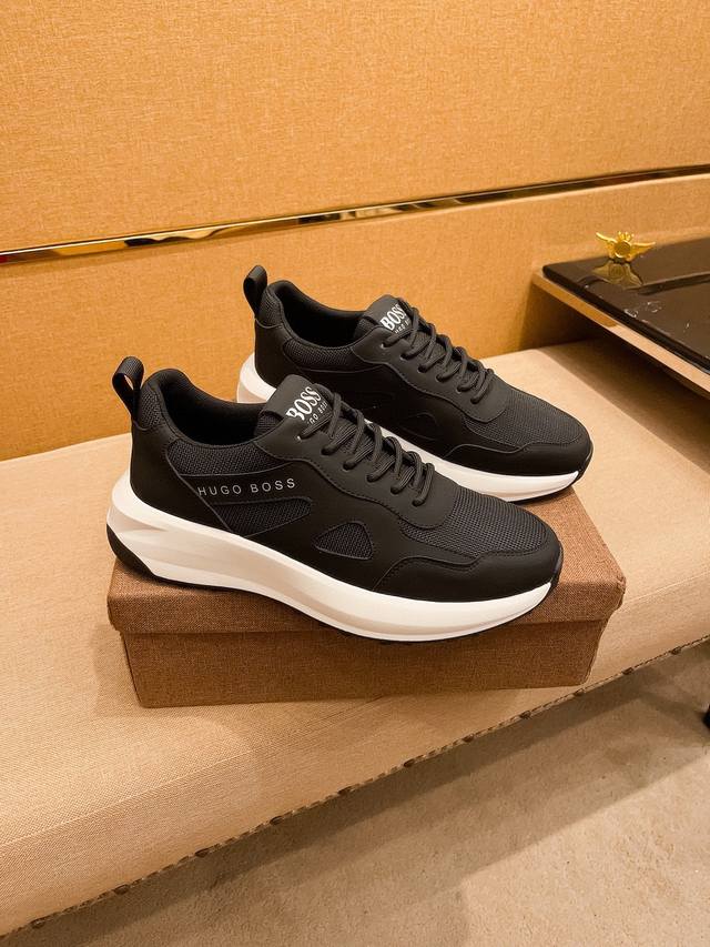 Factory P-batch Boss men's shoes, a 1:1 replica of the high-end brand's official
