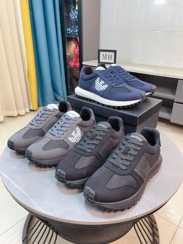 factory price P Armani uppers are made of original factory special brand logo pl