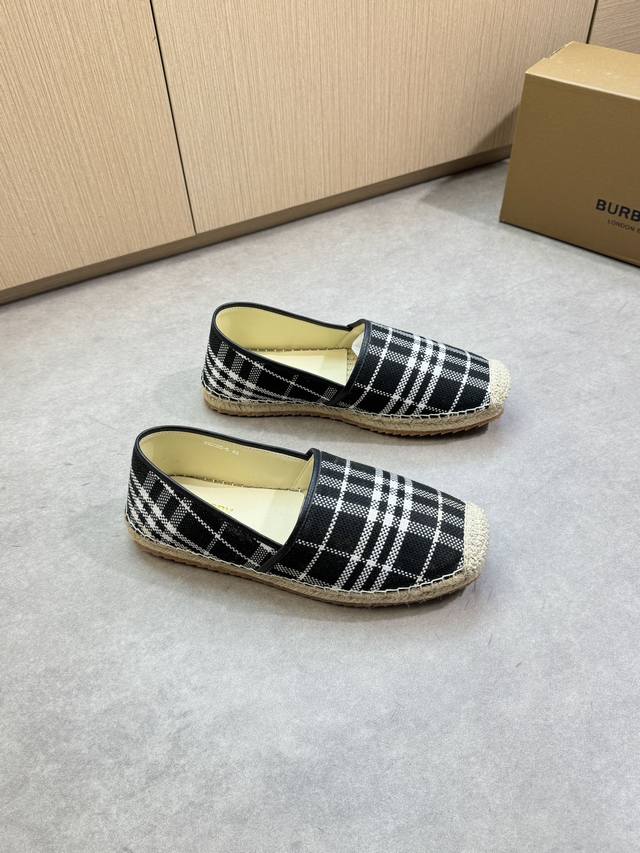 Burberry - High-quality, original casual fisherman's shoes - Upper: Imported Nap