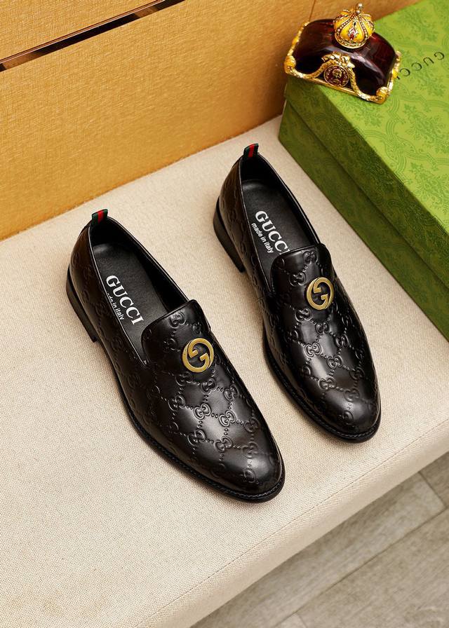 Product Brand: Gucci Gucci casual leather shoes Standard size: 39-44 38.45.46 Cu