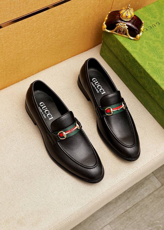 Product Brand: Gucci Gucci casual leather shoes Standard size: 39-44 38.45.46 Cu