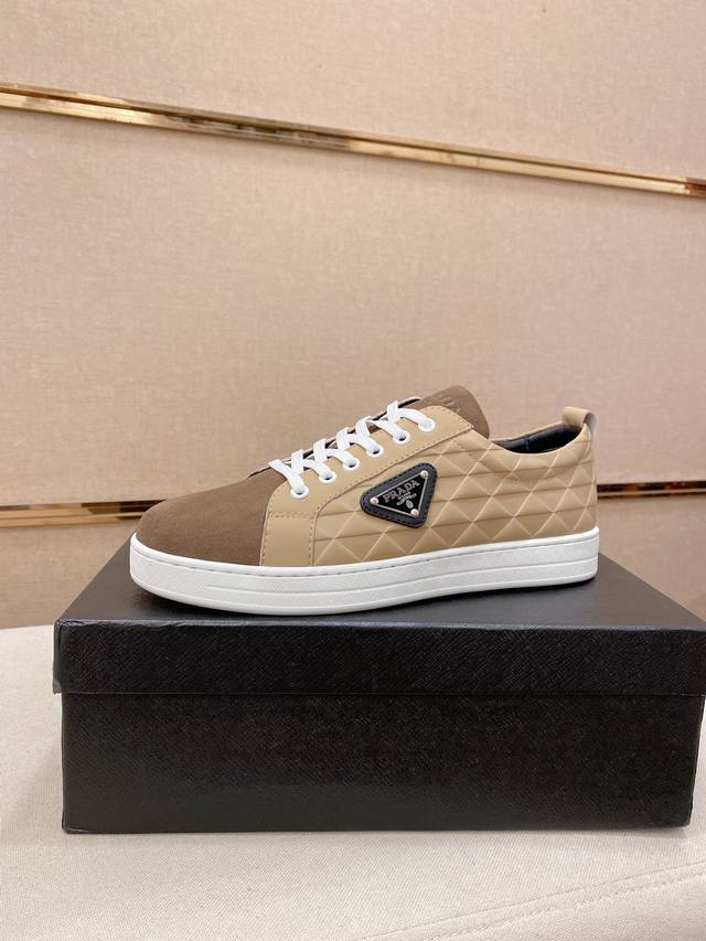 Factory P price Prada official website latest casual fashion men's shoes, popula