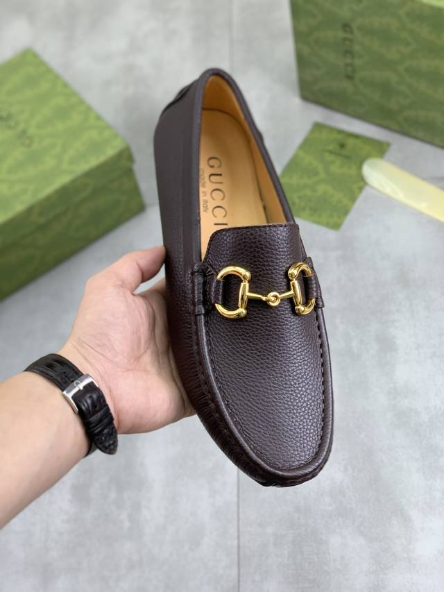 Factory Price (P) Gucci's new classic loafers; original from Hong Kong, top-notc