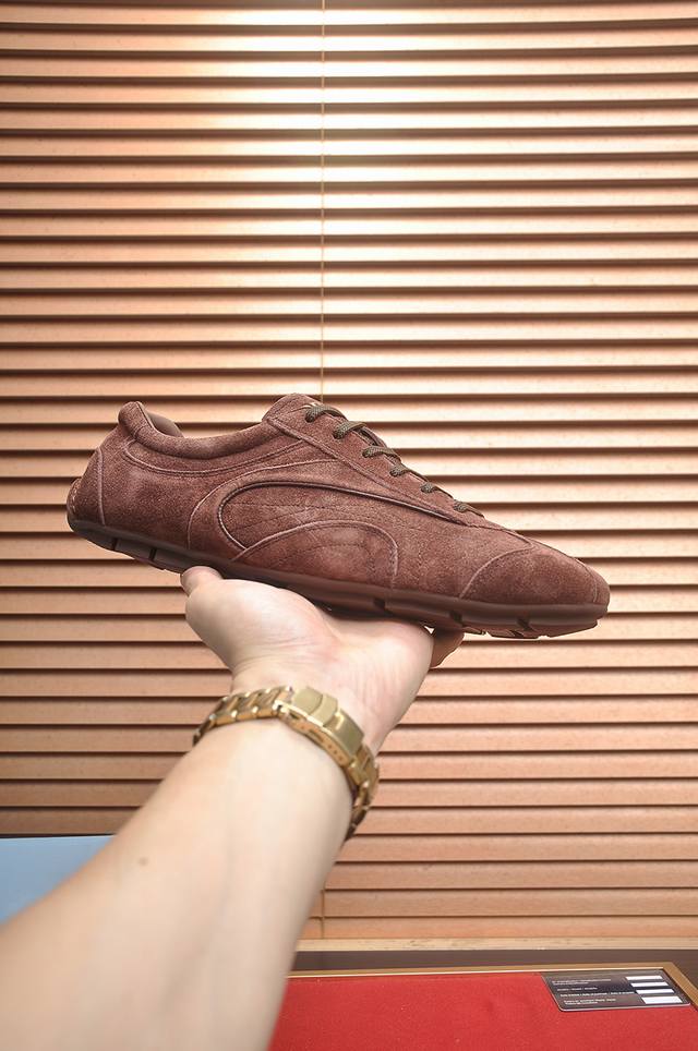 Factory Price P Prada couple's casual shoes, original 1:1 development, high-merc