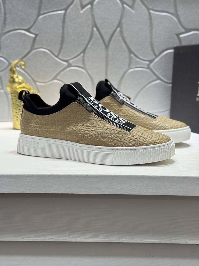 Bos* Men's Boss casual shoes, with their classic slip-on design, have become a t