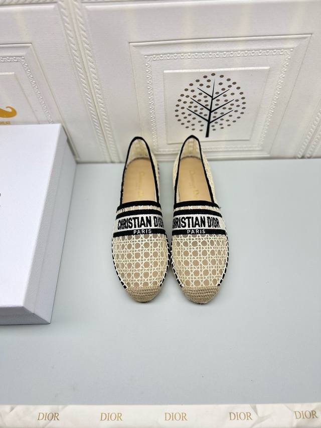 New Arrival, 25Ssdior Granville Strad Shoes Printed Pattern Top Upper: Decorated