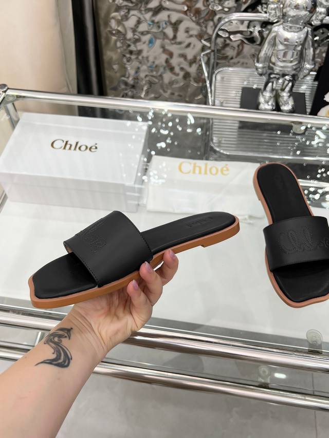 2025 Chloe new style size 35-43 factory price P leather sole plus 40