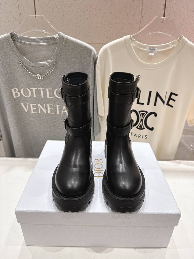 High version factory Dior Dior D home 2025Ss latest catwalk new style short boot